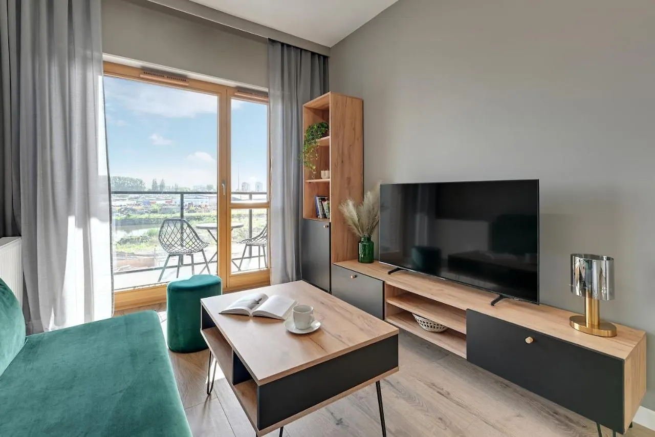 Nadmotlawie Estate - Riverside, Gym & Sauna By Downtown Apartments Gdansk